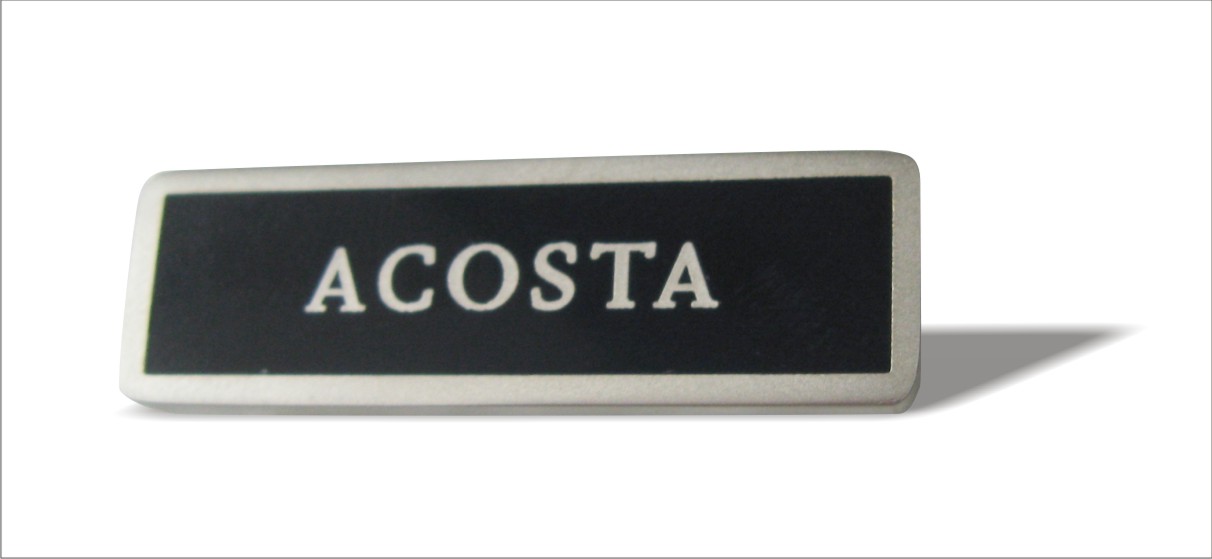 Acosta Custom Name Plate
